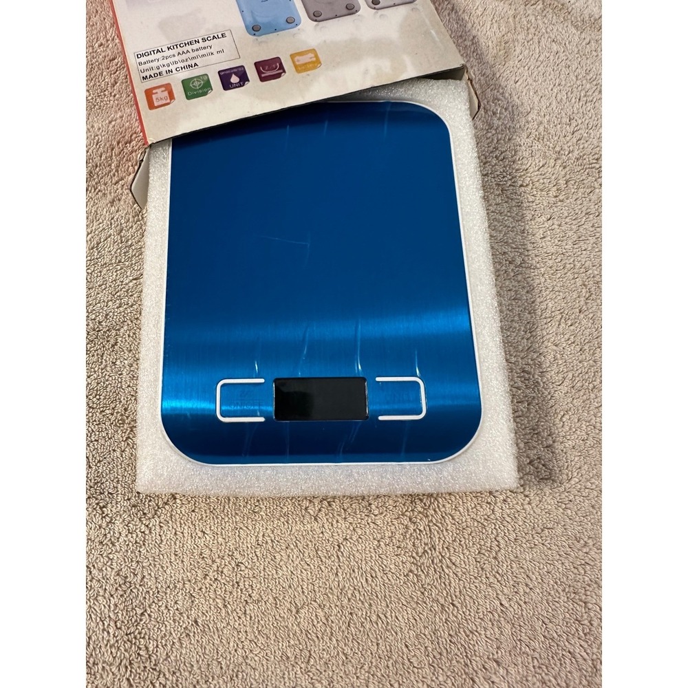 Digital Kitchen Food Scale 5kg/1g Stainless Steel Slim Design New - Picture 5 of 10